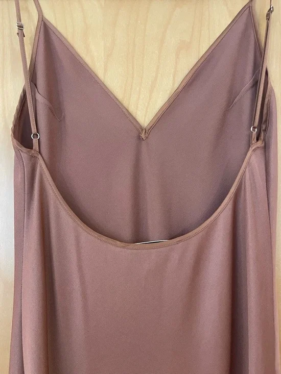 Fleur du Mal Slip Maxi Dress in Antique Rose - Picture 9 of 10